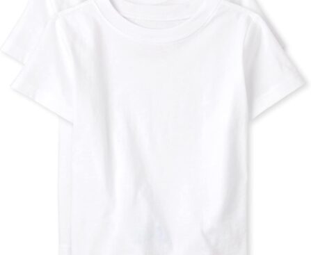The Children’s Place Boys’ Short Sleeve Undershirt