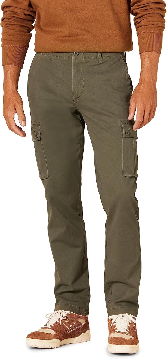 Amazon Essentials Mens Slim-Fit Stretch Cargo Pant (Available in Big & Tall)