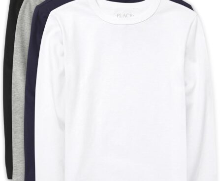 The Children’s Place Boys’ Basic Layering Long Sleeve Tee