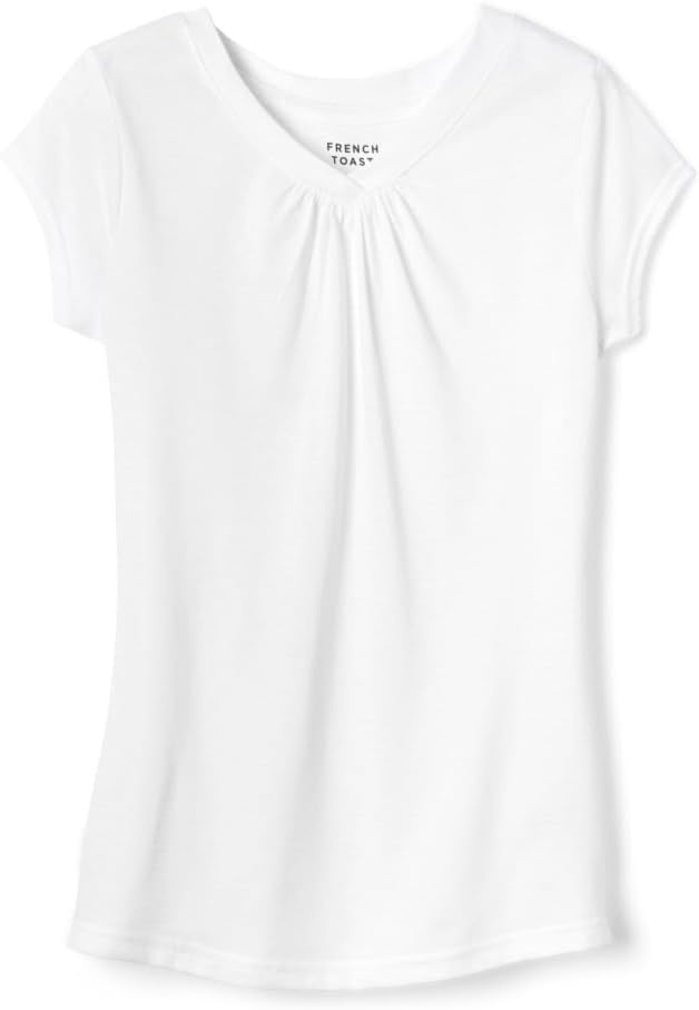 French Toast Girls Short Sleeve V-Neck T-Shirt Tee