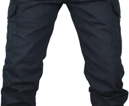 Men’s Tactical Cargo Pants, Camouflage Outdoor Working Clothing with Pockets