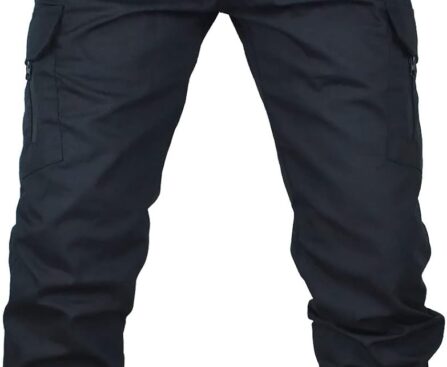 Men’s Tactical Cargo Pants, Camouflage Outdoor Working Clothing with Pockets