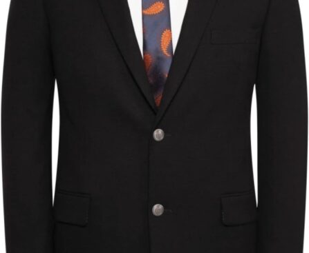 Men’s Elegant Classic Fit Blazer Stretch Sport Coat Two Button Suit Jacket Regular & Big and Tall