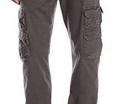 Wrangler Authentics Men’s Premium Relaxed Fit Straight Leg Cargo Pant