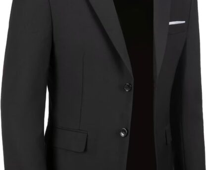 Mens Suit Jackets Casual Two Button Slim Fit Blazers Suit Separates Coat Sport Coats with Pockets for Wedding Prom Party