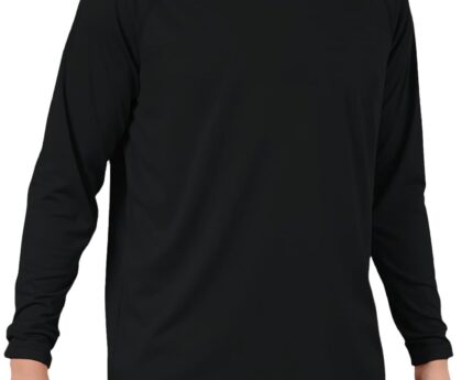 Haloumoning Boys Long Sleeve Athletic T-Shirts Kids Quick Dry Youth Performance Active Basic Tees 5-14 Years