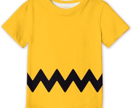 Unisex Kids Halloween Funny Short Sleeve Tee Shirt Cute Print Top 4-14 Years