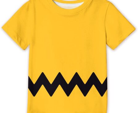 Unisex Kids Halloween Funny Short Sleeve Tee Shirt Cute Print Top 4-14 Years