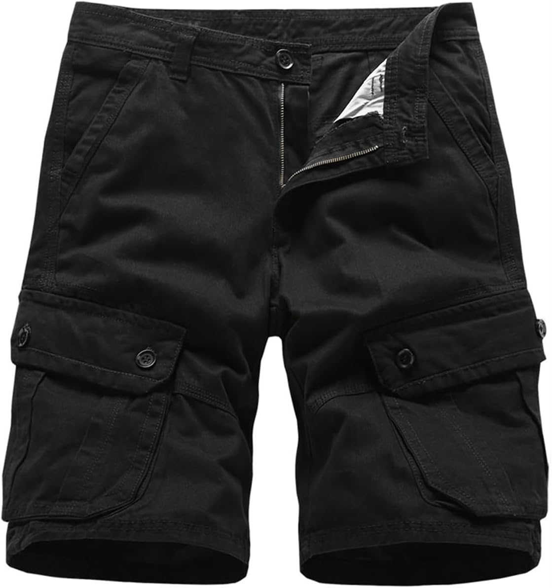 Basoteeuo Mens Cargo Shorts Casual Lightweight with Multi Pockets Summer Outdoor Work CargoShorts