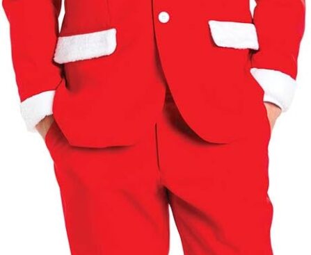 Tipsy Elves Men’s Christmas Holiday Suit Jackets – Ugly Christmas Sweater Inspired Blazers for Men