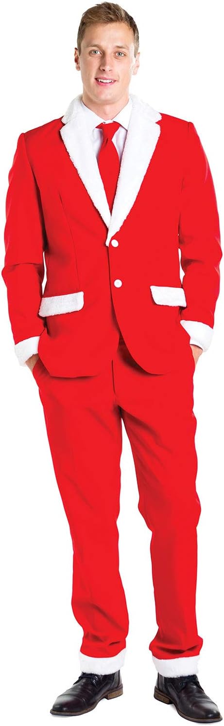 Tipsy Elves Men’s Christmas Holiday Suit Jackets – Ugly Christmas Sweater Inspired Blazers for Men