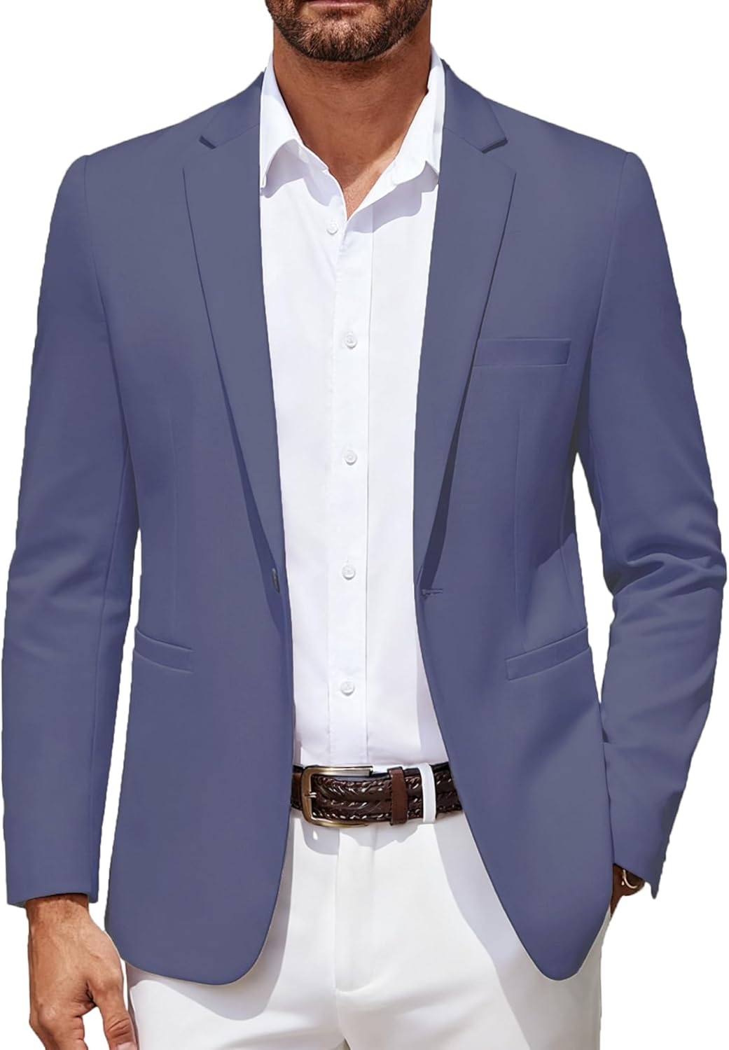 COOFANDY Men’s Blazer Casual Suit Jacket Slim Fit One Button Sport Coats Lightweight Sports Jacket