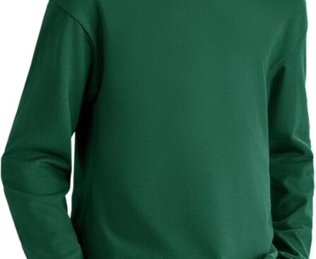 Haloumoning Kids Boys Long Sleeve Crewneck T-Shirts Tee Tops 5-14 Years