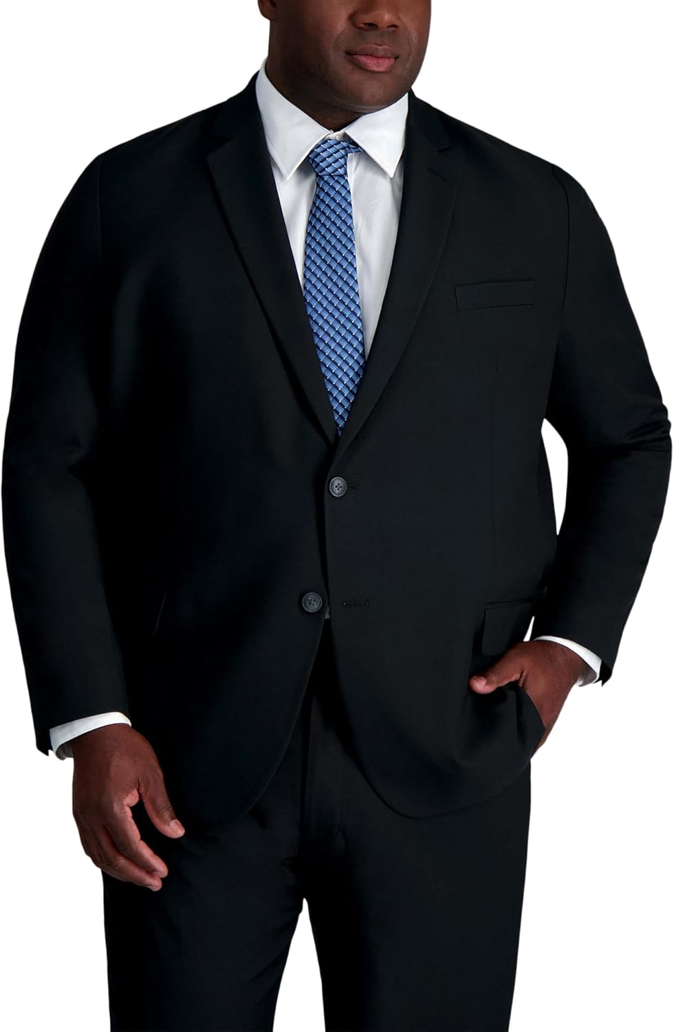 Haggar Men’s Smart Wash Performance Classic Fit Big &Tall Suit Separates-Pants & Jackets