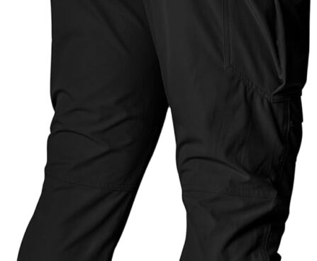 Men’s Cargo Hiking Work Pants with 6 Pockets Lightweight Water Resistant Quick Dry Tactical Pants