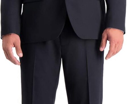 Haggar Men’s Active Series Stretch Slim Fit Suit Separates – Pants & Jackets