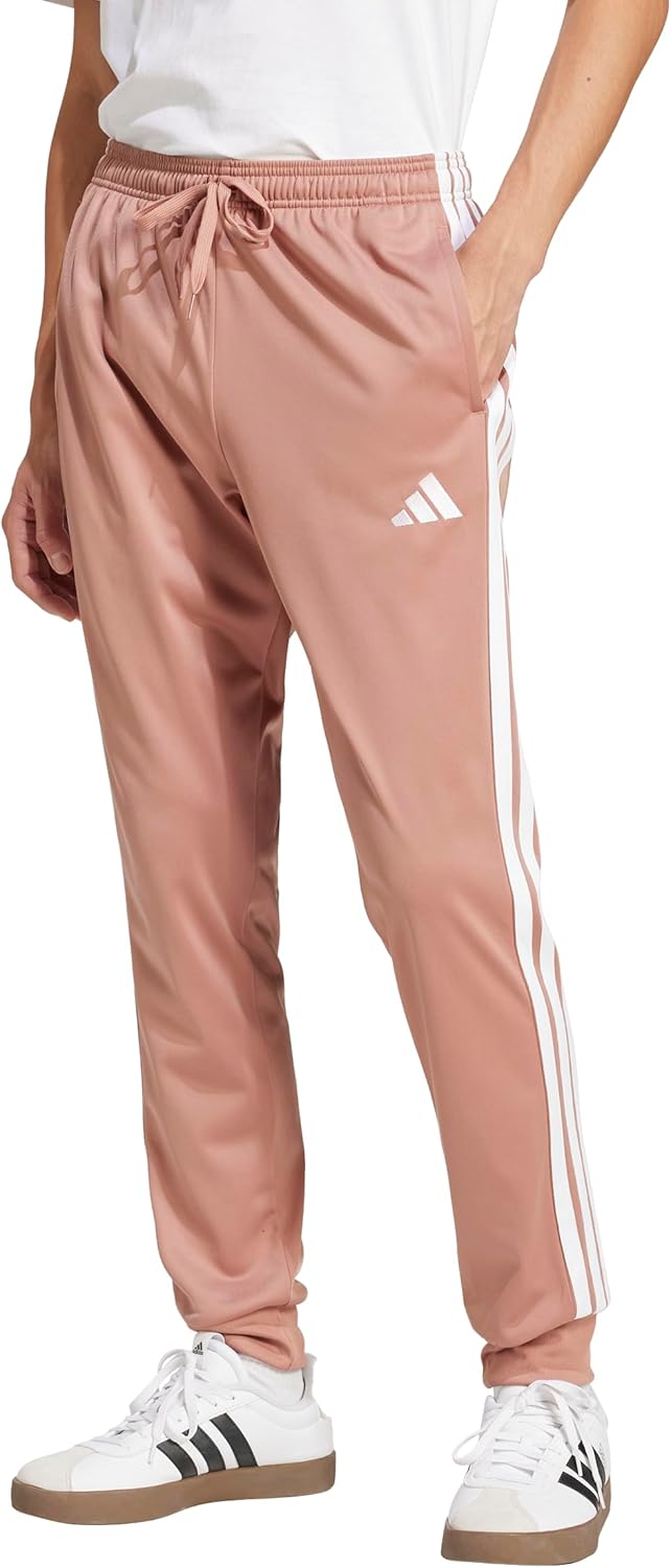 adidas Men’s 3-Stripes Tricot Tapered Track Pants