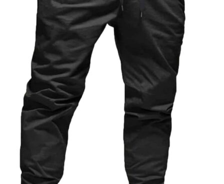 PLEPAN Mens Casual Cargo Joggers – Cotton Drawstring Chino Pants Hiking Outdoor Twill Track Jogging Sweatpants