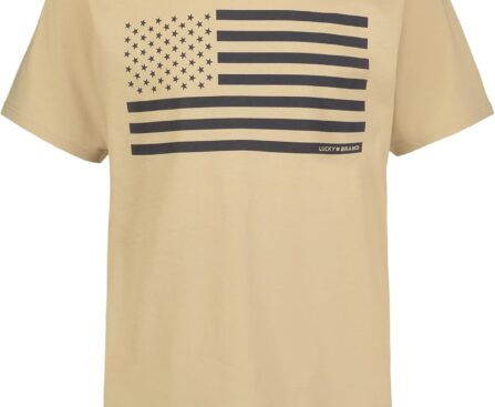 Lucky Brand Boys’ Big Legacy Short Sleeve Crew Neck T-Shirt