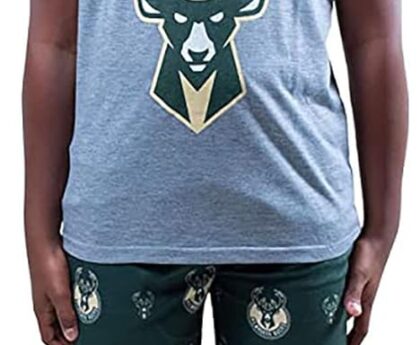 Ultra Game Youth NBA Official 2-Piece PJs Lounge Pants & Tee Set