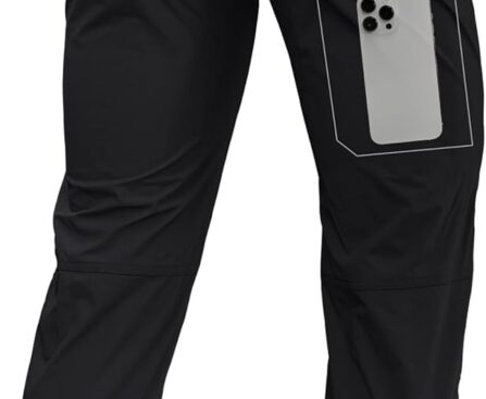 Men’s Lightweight Hiking Cargo Pants Waterproof Quick Dry Travel Fishing Climbing Work Outdoor Pants