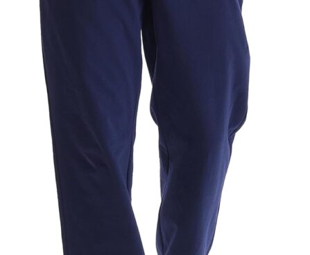Hanes Men’s Essentials Jersey Sweatpants, Cotton Lounge Pants with Pockets for Men, 32” Inseam