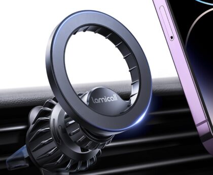 Lamicall for MagSafe Car Mount – [20 Super Magnets] Magnetic Car Phone Mount, Air Vent Phone Holder Car, Hands Free Cell Phone Holder Clip Car Accessories fit iPhone 17 16 15 14 13 Pro Plus Max