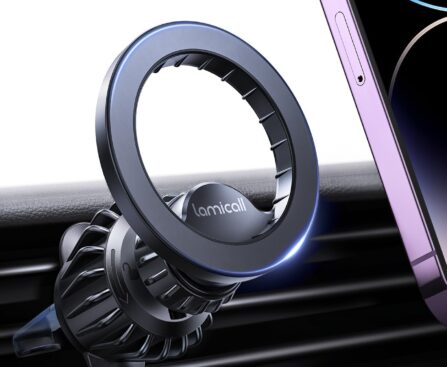 Lamicall for MagSafe Car Mount – [20 Super Magnets] Magnetic Car Phone Mount, Air Vent Phone Holder Car, Hands Free Cell Phone Holder Clip Car Accessories fit iPhone 17 16 15 14 13 Pro Plus Max