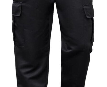 Verdusa Men’s Baggy Cargo Pants Straight Leg Casual Trousers with Pockets