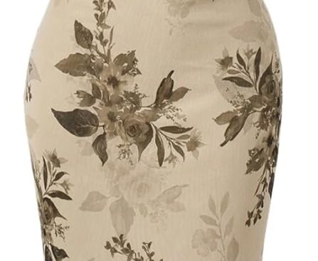 SOLY HUX Women’s Floral Mesh Bodycon Cami Dress Cowl Neck Sleeveless Cocktail Party Wedding Guest Long Maxi Dresses