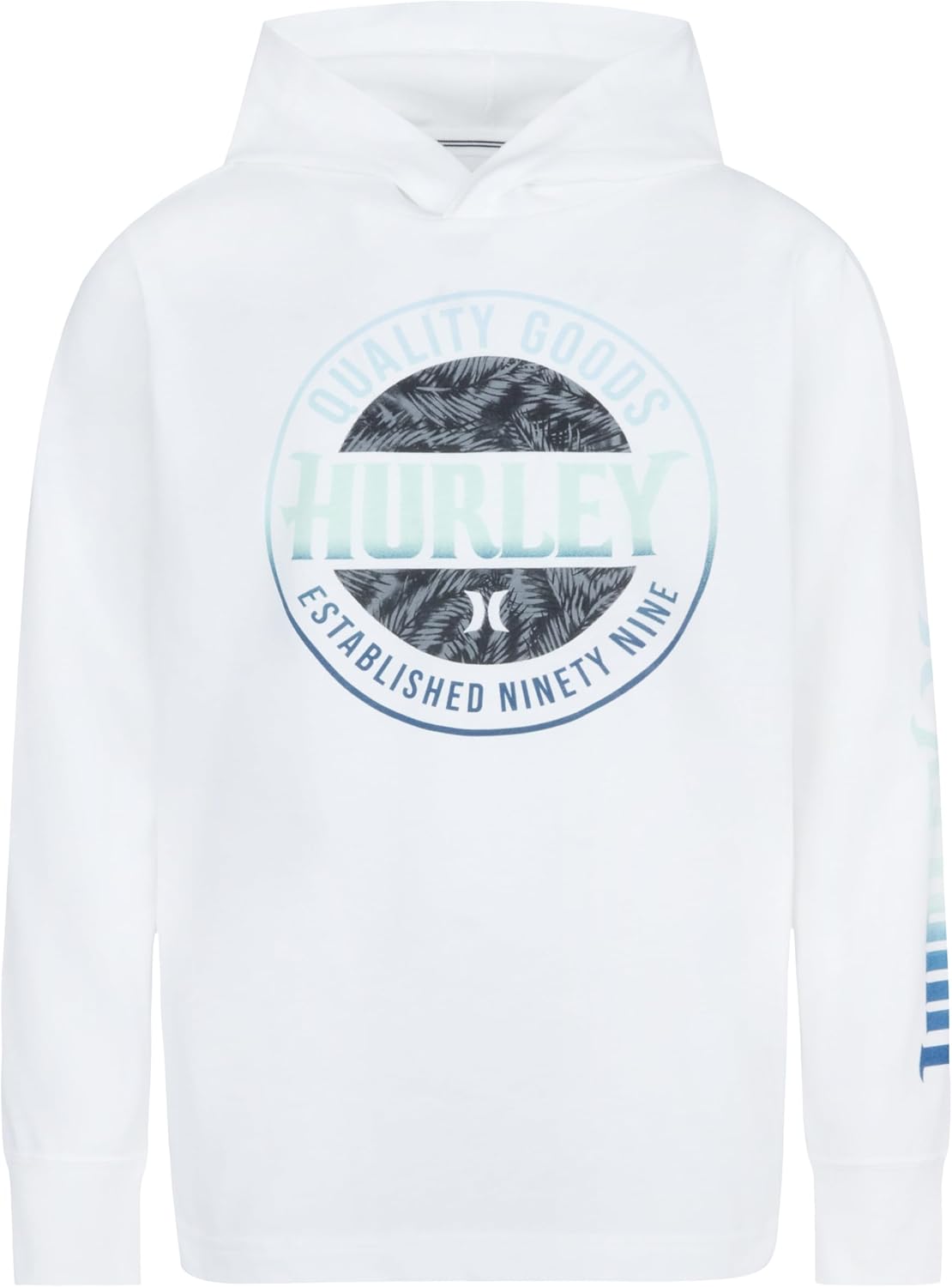 Hurley boys Long Sleeve Hooded Graphic T-shirt