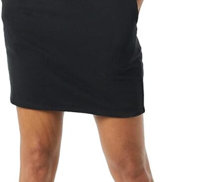 Amazon Essentials Women’s Fleece Blouson Sleeve Boatneck Sweatshirt Dress (Available in Plus Size)