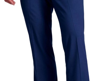 Haggar Men’s Classic Fit Sharkskin Suit Separates-Pant and Jacket