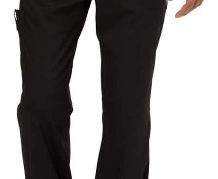 Cherokee Mens Scrub Pants with Cargo Pockets, Two-Way Stretch Modern fit Button Closure with Inside Drawstring Pants – WW140