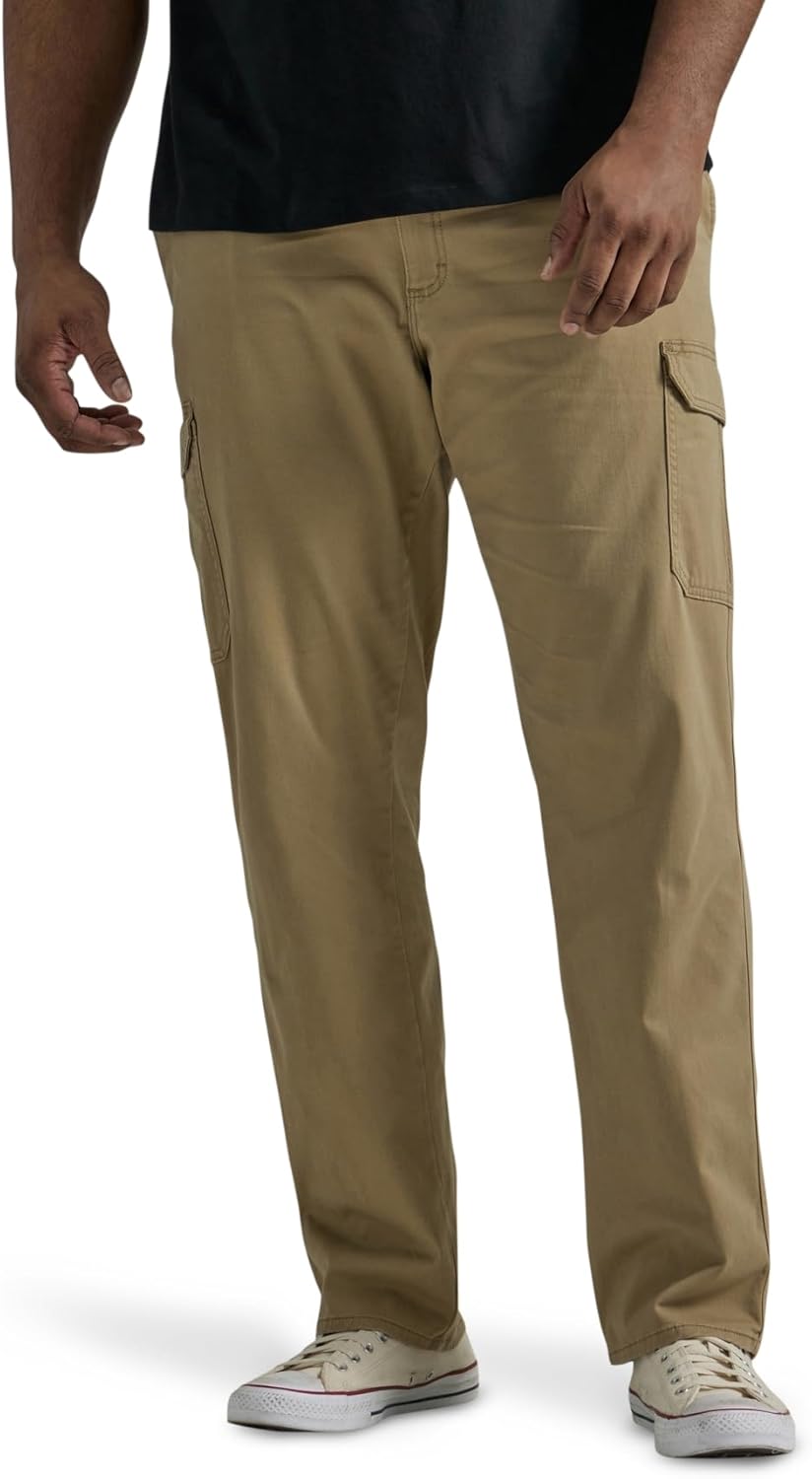 Lee Mens Big & Tall Extreme Motion Twill Cargo Pant