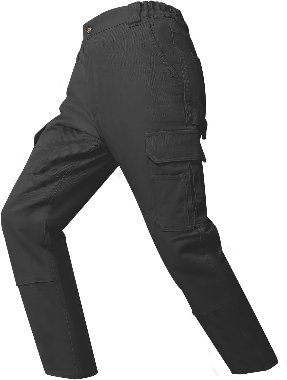 Cargo Pants for Men Ripstop Carpenter Work Pants Relaxed Fit Twill Cotton Casual Hiking Pants