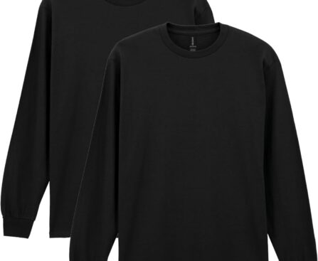 Gildan Youth Ultra Cotton Long Sleeve T-Shirt, Style G2400B, 2-Pack