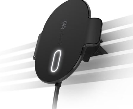 Speck ClickLock VentMount MagSafe Car Mount Charger – Magnetic Phone Holder for Car – iPhone Car Mount
