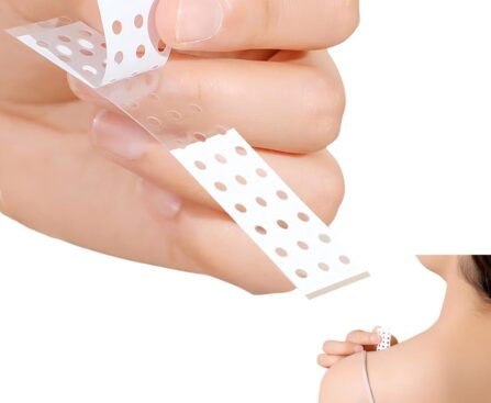 Double-Sided Fashion Tape for Garments, hemlines and necklines, Dress Tape for Closet malfunctions, Skin-Friendly and Non-irritating, Two Models(60pc)