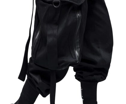 Niepce Inc Men’s Japanese Streetwear Techwear Cargo Pants with Design