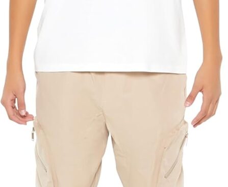 Forever 21 Mens Slim-fit Drawstring Cargo Pants