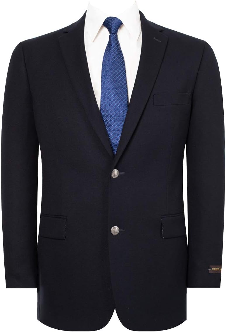 Men’s Elegant Classic Fit Blazer Stretch Sport Coat Two Button Suit Jacket Regular & Big and Tall