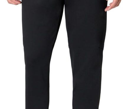 Amazon Essentials Men’s Athletic Performance Stretch Knit Gym Ankle Length Tapered Training Pant