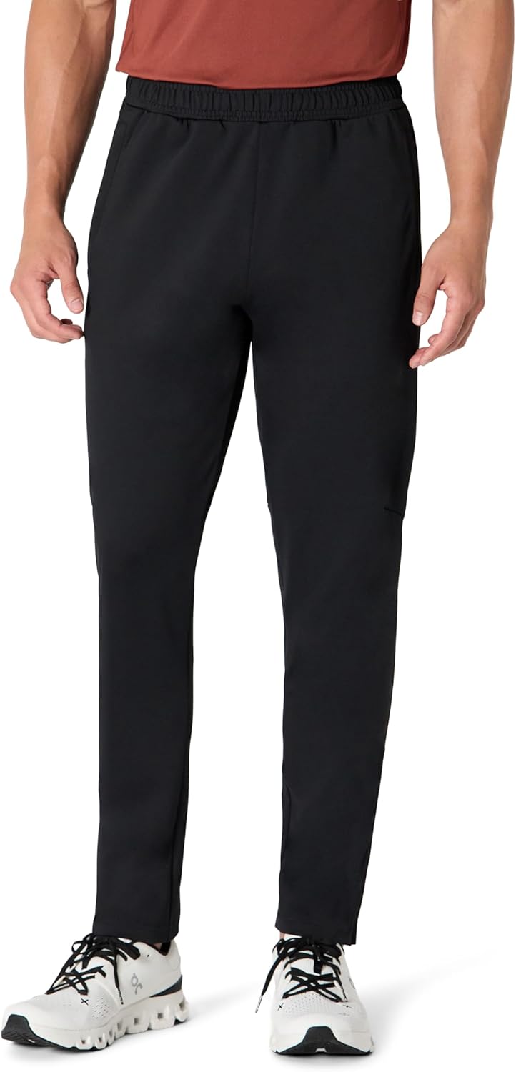 Amazon Essentials Men’s Athletic Performance Stretch Knit Gym Ankle Length Tapered Training Pant