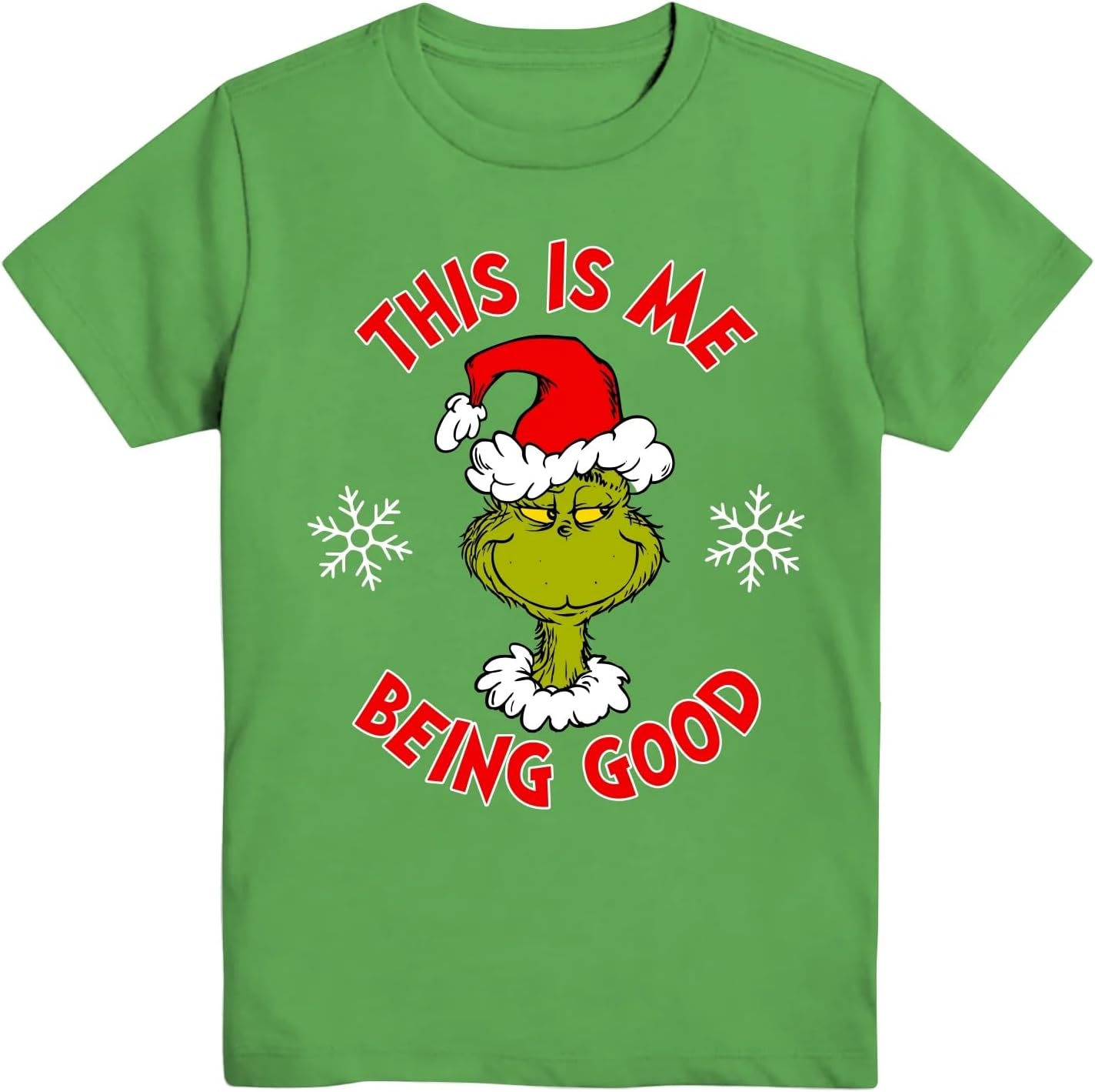 The Grinch Boys Grinch Being Good Holiday T-Shirt