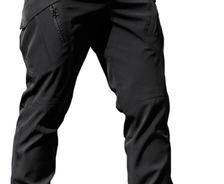 AUTIWITUA Men’s Tactical Cargo Pants Water Resistant Lightweight Hiking Pants Outdoor Work Pants with Multi Pockets(No Belt)