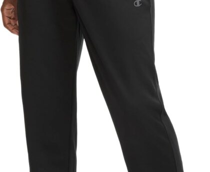 Champion Men’s Athletic Pants, Standard Fit, Lighweight, Moisture Wicking