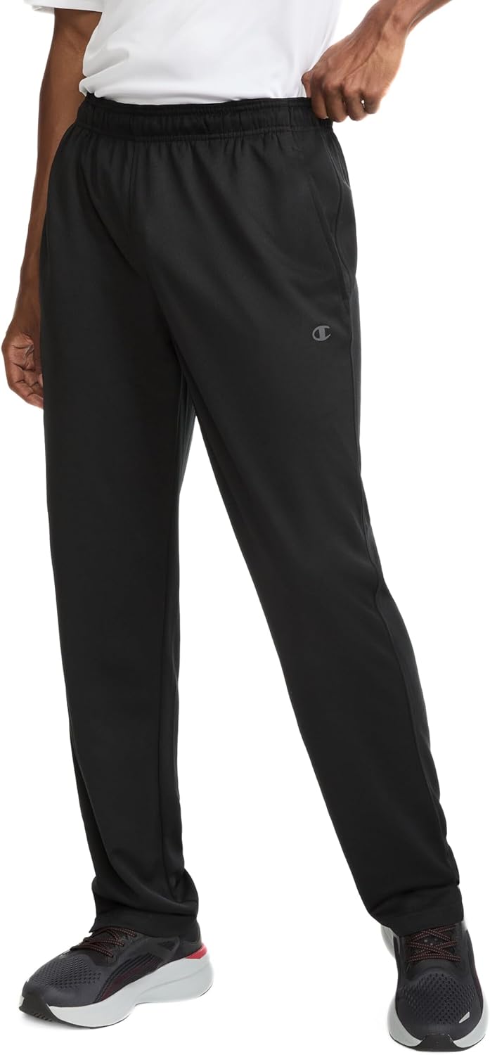 Champion Men’s Athletic Pants, Standard Fit, Lighweight, Moisture Wicking