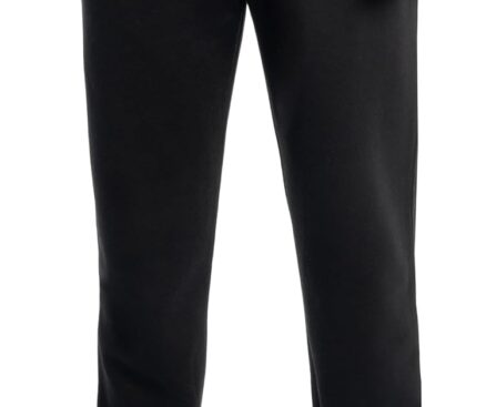 Fruit of the Loom Mens Eversoft Fleece Open Bottom Sweatpants with Pockets, Relaxed Fit, Moisture Wicking, Breathable