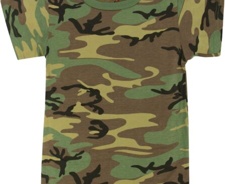 Rothco Kids Camo T-Shirt – Comfortable Outdoor Camouflage Short Sleeve Crew Neck Tee Shirt